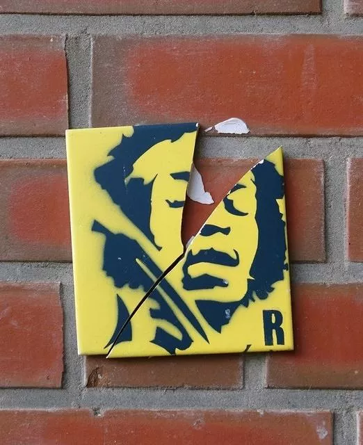 Rumo Jimi Hendrix on tile