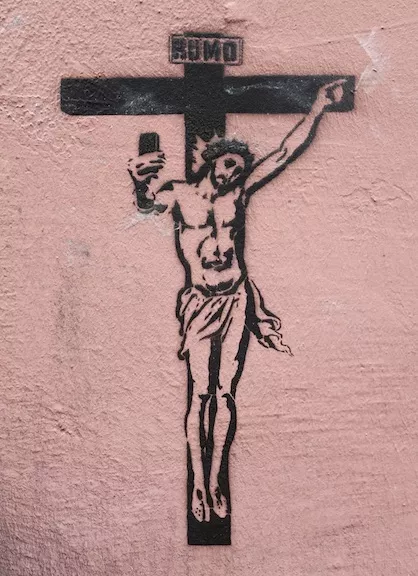 rumo hamburg Jesus taking selfie