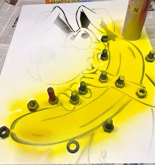 Bananensprayer cut out