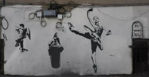 BLEK NYC ballerina can angel