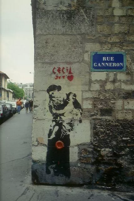 Blek Le Rat Paris FR 1987