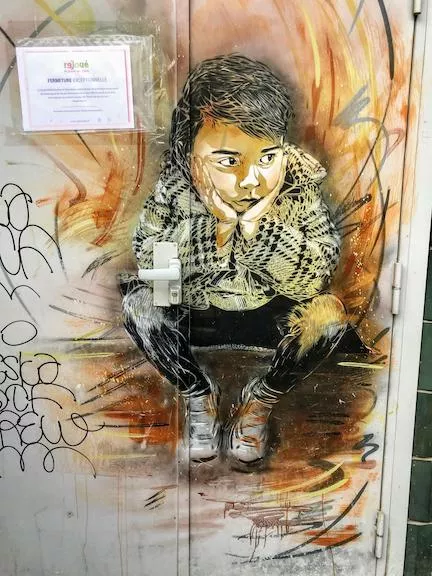 C215 Vitry-Sur-Seine FR Nina seated