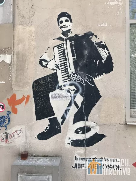 Jef Aerosol FR Paris Butte aux Cailles la musique