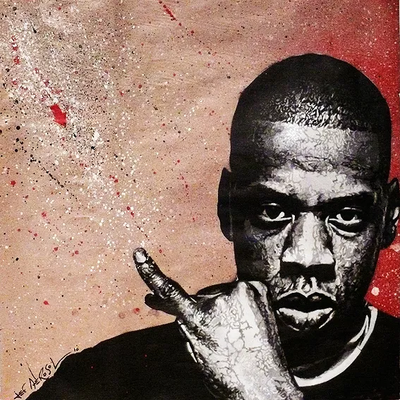Jef Aerosol JAY-Z All-Shook-Up