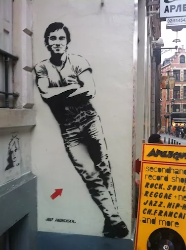 Jef Aerosol Bruce in Brussels