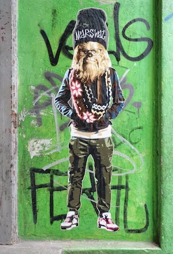 Marshal Arts Hamburg hip Star Wars Chewbacca