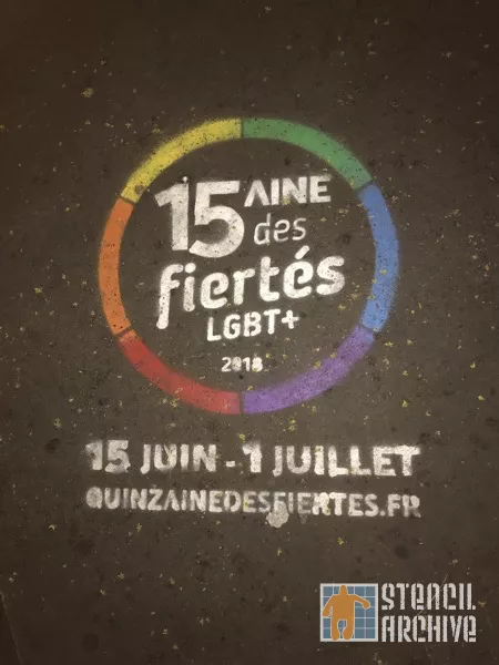 FR Paris La Marais LGBT Pride week advert