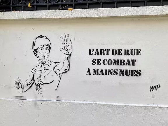 FR Paris WIP The Bruce Lee tagger