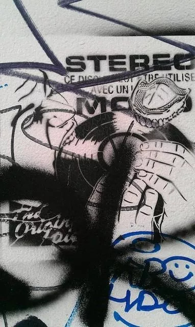 FR Paris biting vinyl record