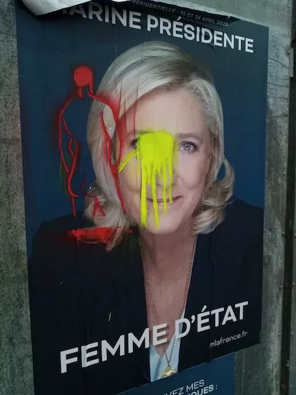 FR Piss on LePen