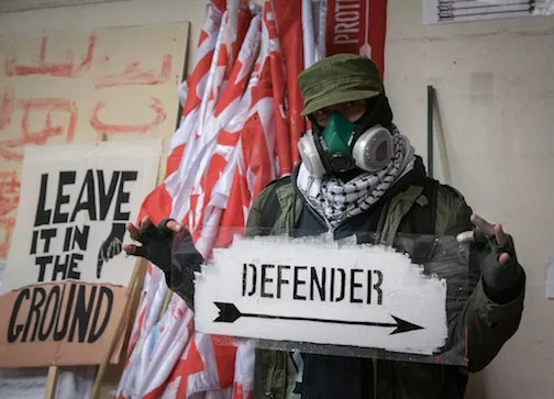 FR Paris COP21 D12 protest