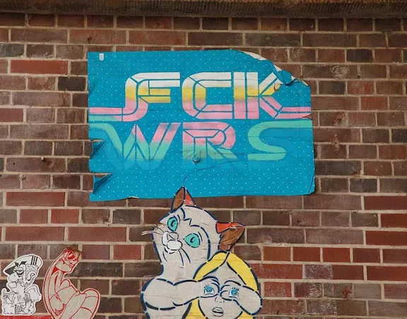 DE Berlin FCK WARS wheatpaste ph J Rojo for BSA