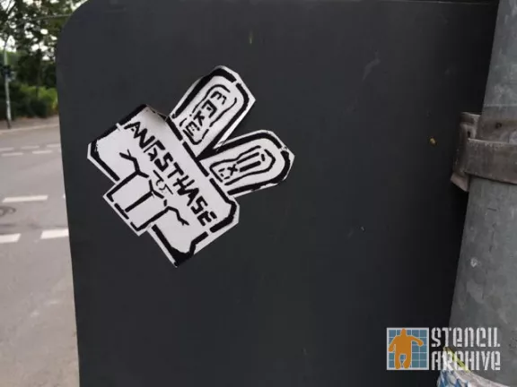 DE Berlin Make 8 angstase sticker