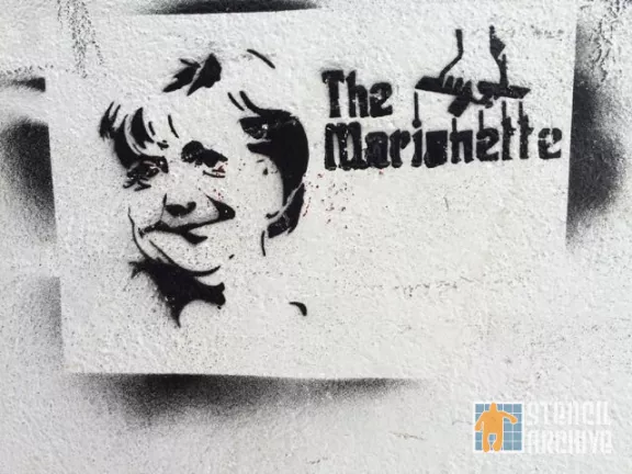 DE Berlin Merkel the Marionette
