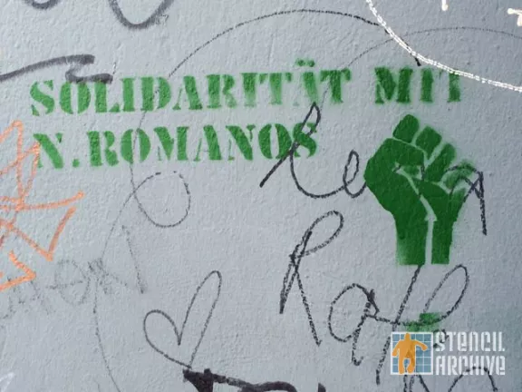 DE Berlin Solidarity with Romani