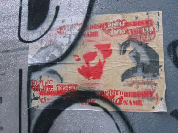 DE Berlin wheatpaste