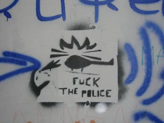DE Berlin f..k the police
