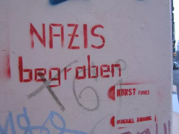 DE Berlin ANTIFA text