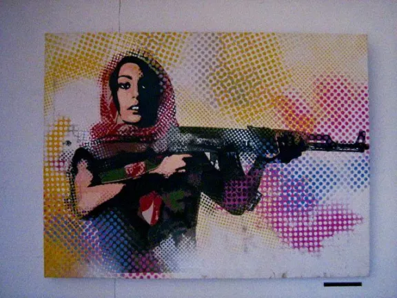 DE Berlin Armed Woman