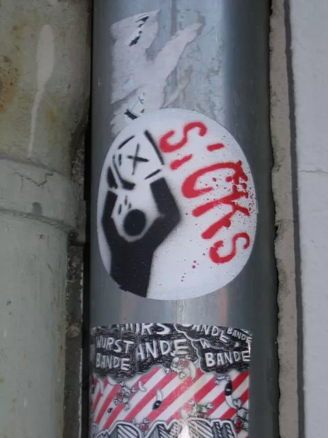 DE Berlin Sicks Sticker