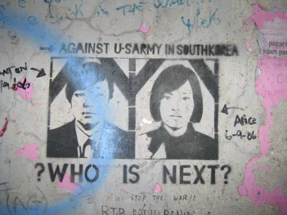 DE Berlin Against US in S Korea