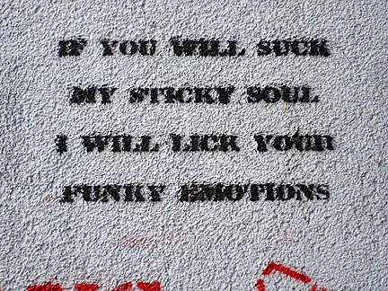 DE Berlin suck my sticky soul