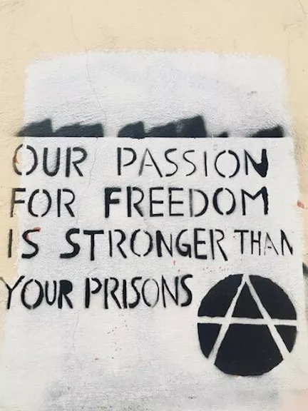 GR Athens Freedom Stronger than Prisons Circle A