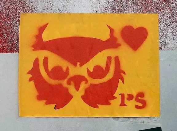 DE Hamburg PS owl sticker