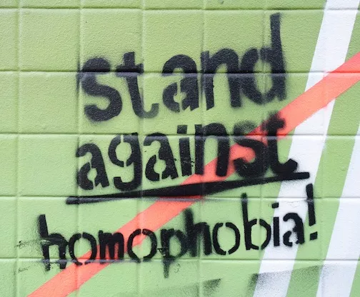 DE Hamburg Stand against homophobia