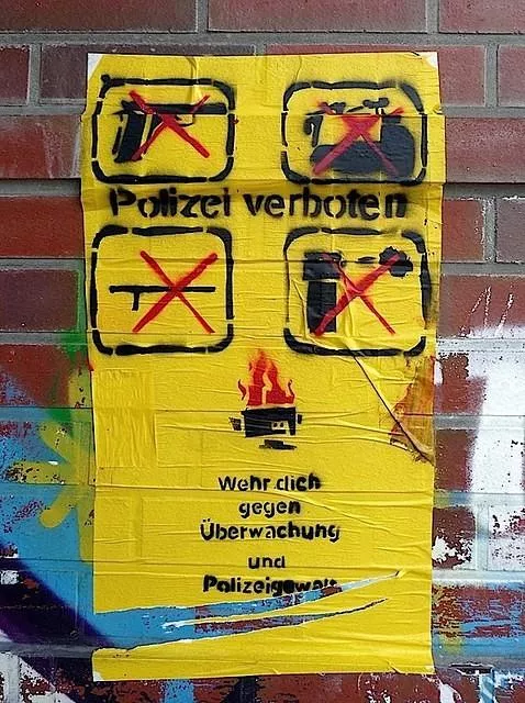 DE Hamburg poizei verboten paste