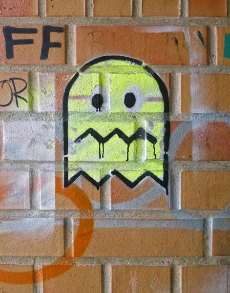 DE Hamburg Pac Man ghost