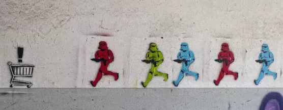 DE Hamburg Running Star Wars Stormtroopers