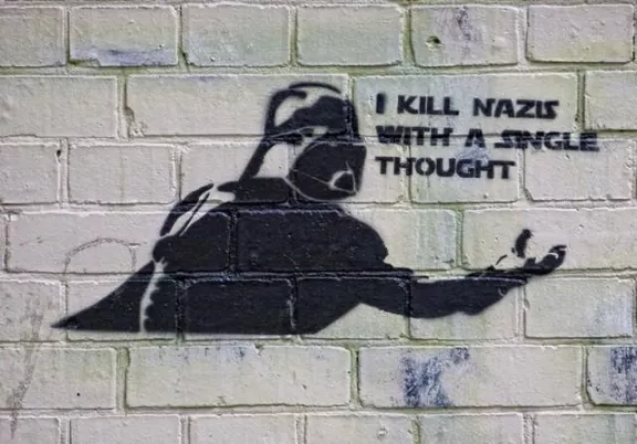 DE Hamburg antifa Star Wars Darth Vader