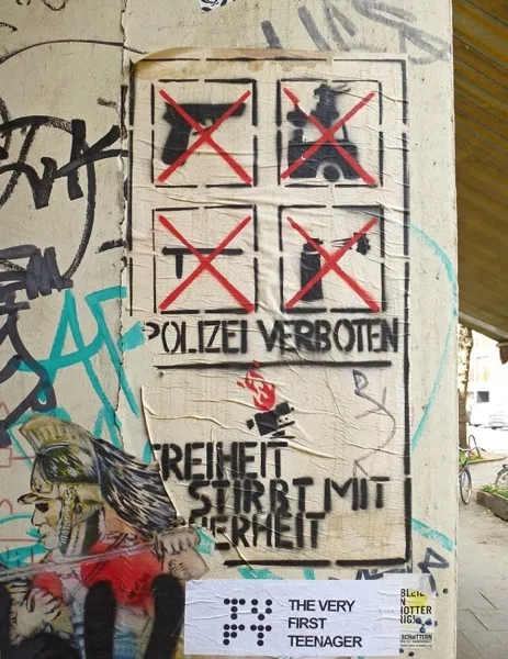 DE Hamburg polizei verboten paste