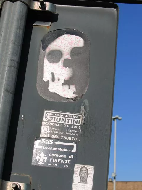 IT Florence skull sticker