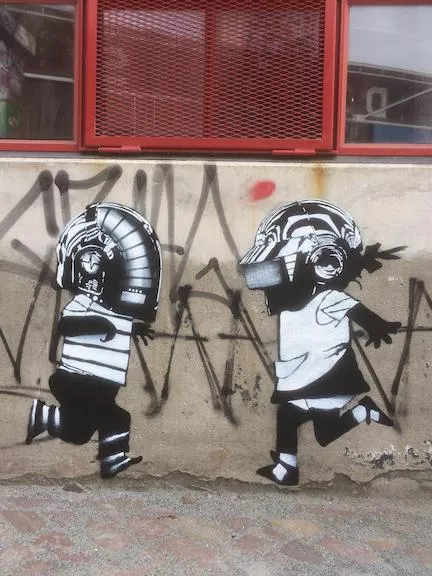 NL Amsterdam Daft Punk kids