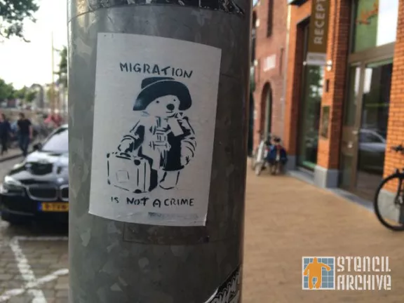 NL Groningen Paddington sticker