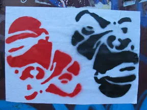 NL red and black face