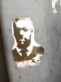 PL Krakow man sticker