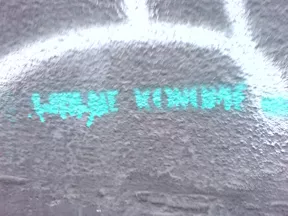 PL Krakow blue text