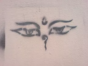 PL Krakow Buddha eyes