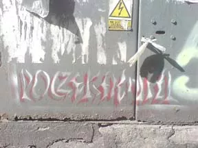 PL Krakow red white text