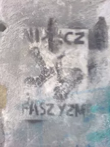 PL Przemysl ANTIFA Stamp Fascism