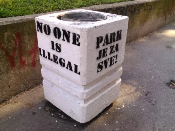 RS Belgrade No one is illegal