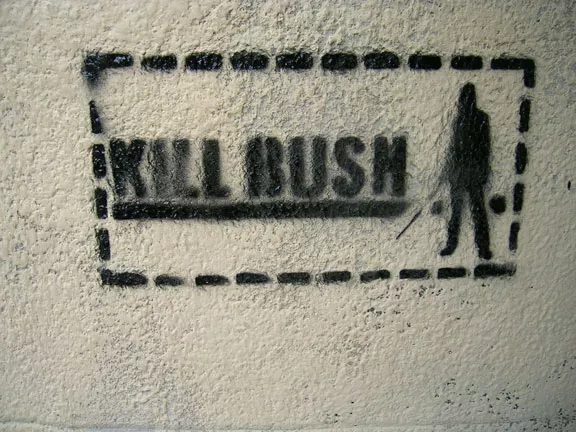 ES Barcelona 2004 kill bush