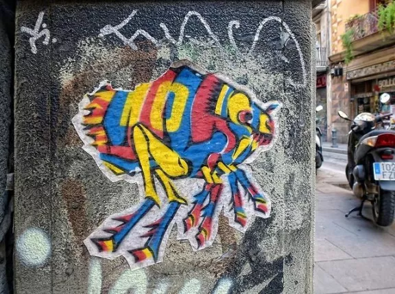 ES Barcelona Bed Bug paste up