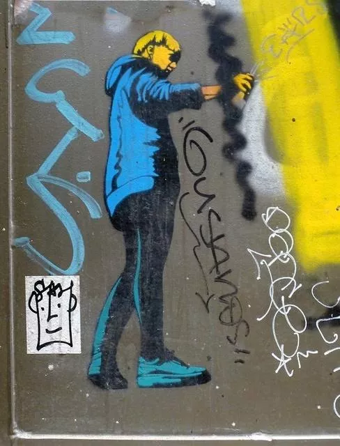 ES Barcelona Man Painting 03