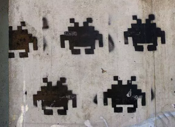 ES Malaga space invaders