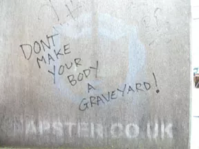 UK Birmingham Napster advert