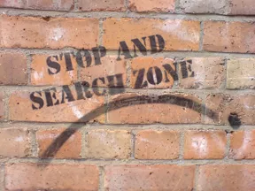 UK Birmingham Stop Search Zone